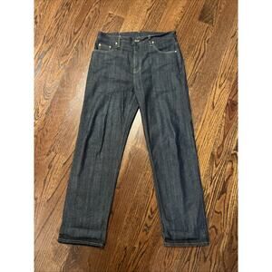 LNWOT Raey Made England UK Raw Rigid Indigo Selvedge Denim Jeans 34x 32